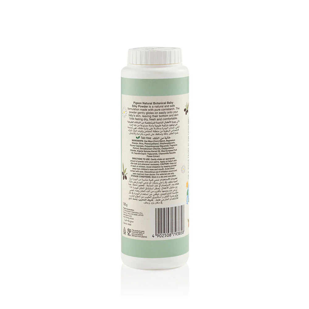 PIGEON NATURAL BOTANICAL BABY SILKY POWDER 125G