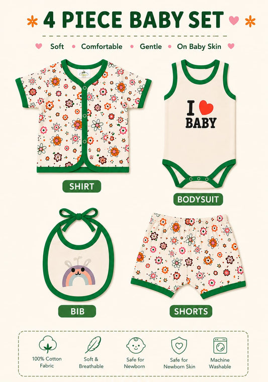4-Piece Premium Baby Gift Set
