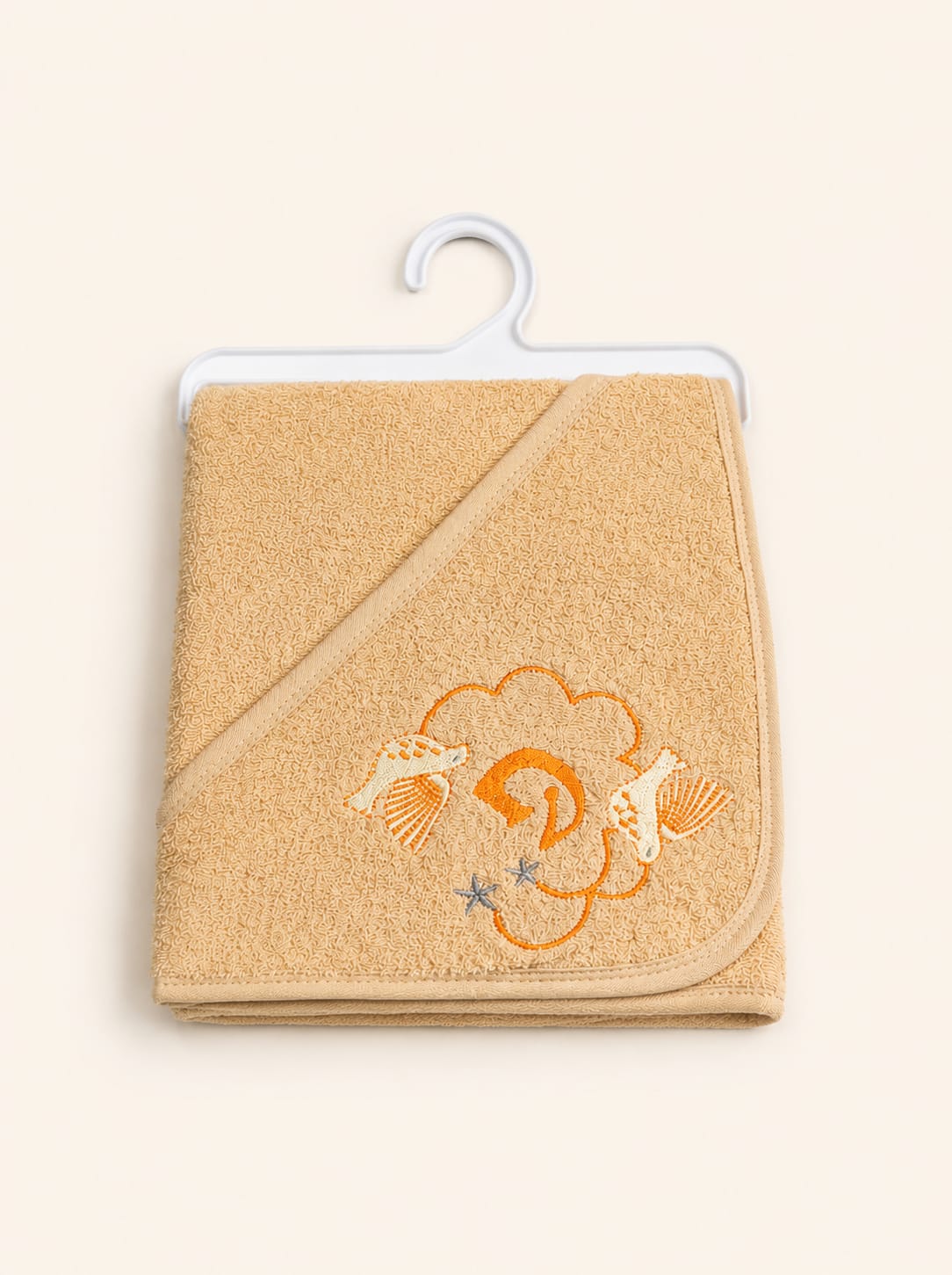 Baby Hooded Bath Towel โ Soft & Cozy