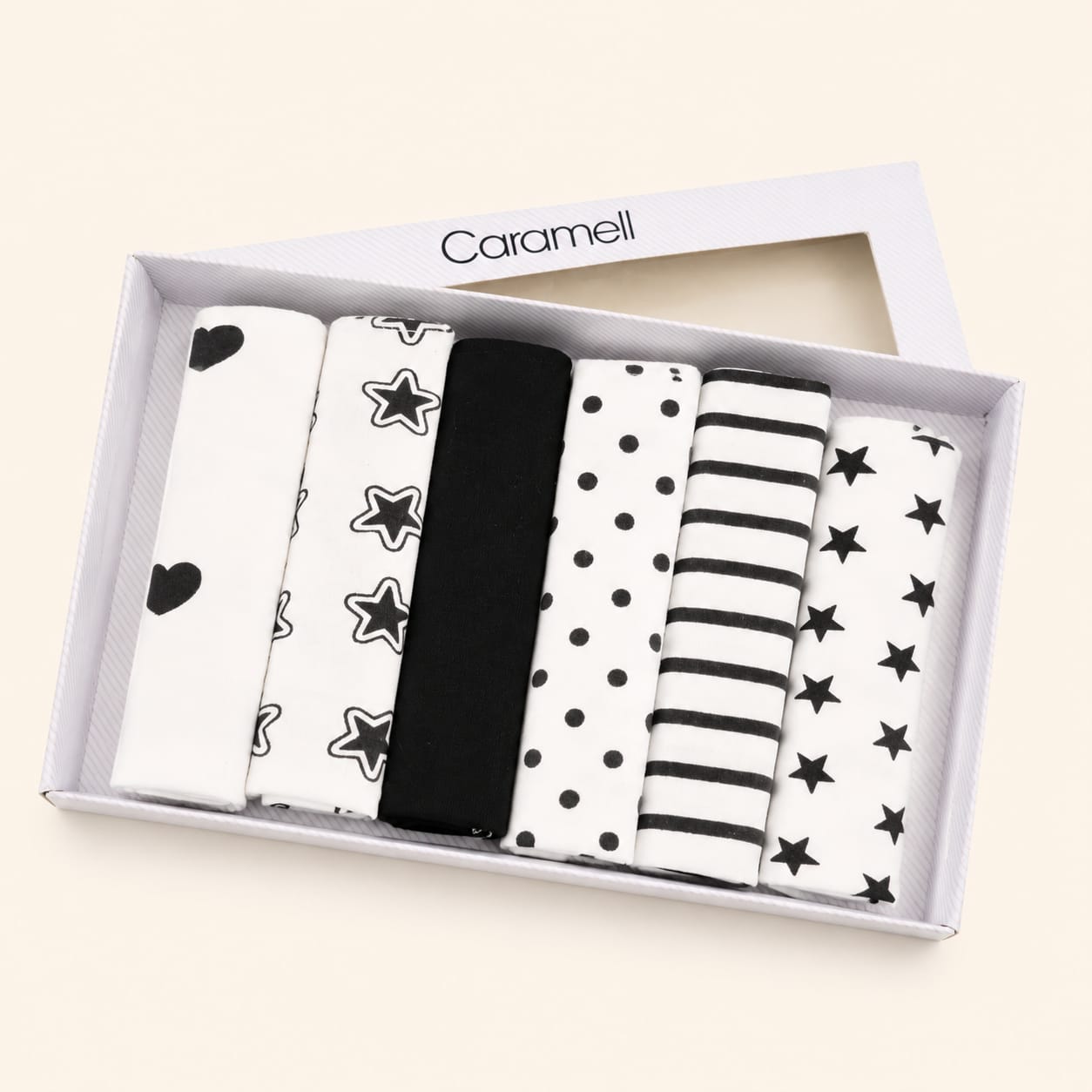 Caramell Baby Washcloths โ 6 Pieces