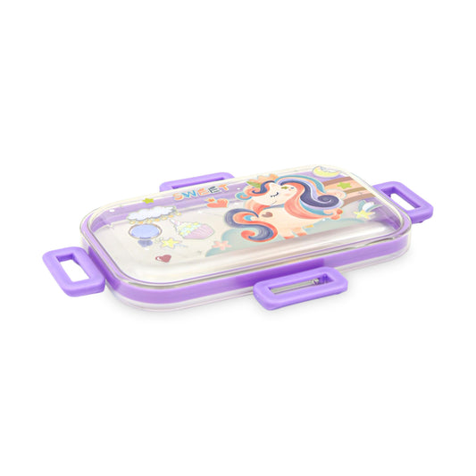 Homeatic Premium Dual-Compartment Stainless Steel Lunch Box