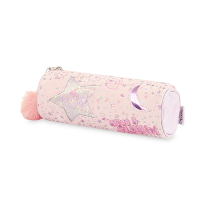 Cute Iridescent Glitter Smiley Stationery Pouch