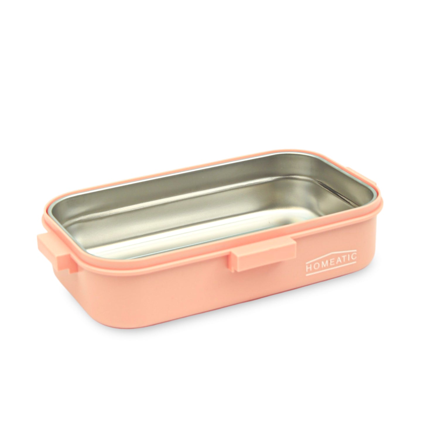 Homeatic Premium Dual-Compartment Stainless Steel Lunch Box