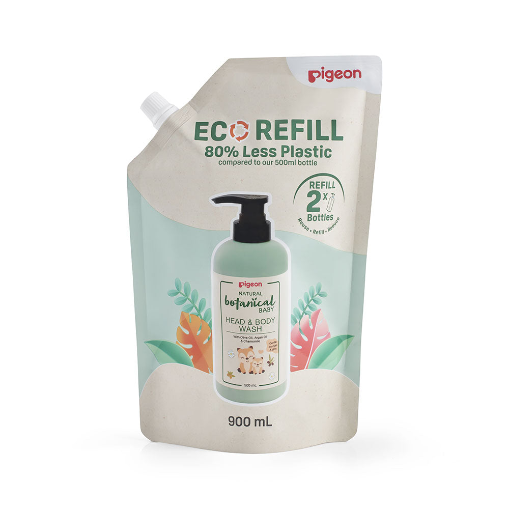 NATURAL BOTANICAL HEAD & BODY WASH REFILL 900ML
