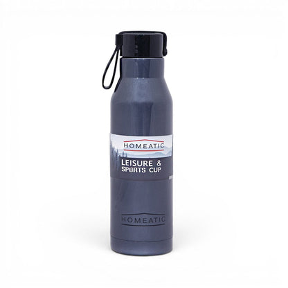 HOMEATIC STEEL WATER BOTTLE - 500ML BLUE