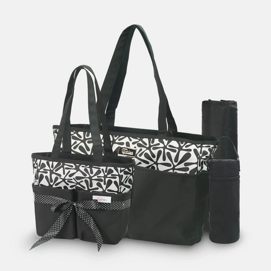 Baby Diaper Bag Black Smart & Spacious