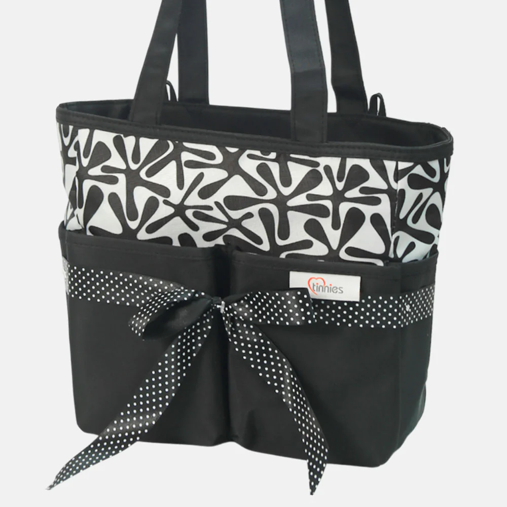 Baby Diaper Bag Black Smart & Spacious