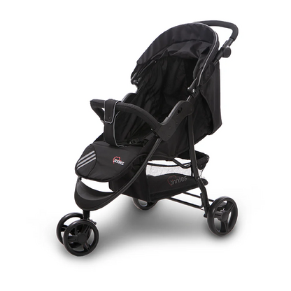 BABY STROLLER 3 WHEELER-BLACK