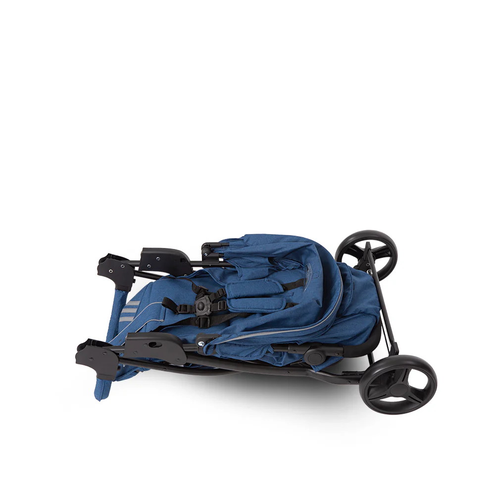 TINNIES BABY STROLLER 3 WHEELER-BLUE