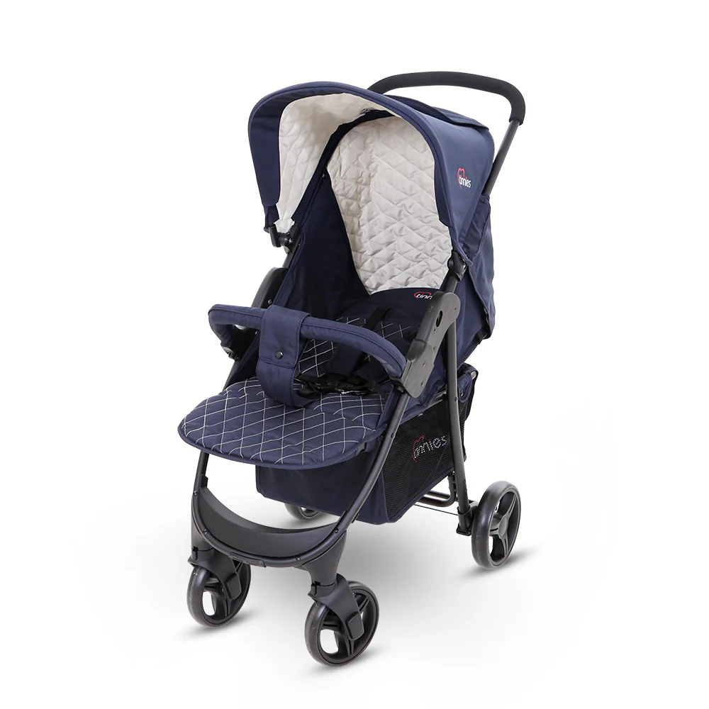 TINNIES BABY STROLLER-BLUE