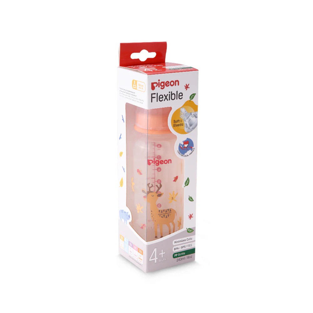 PIGEON SLIM NECK FEEDER 240ML DEER