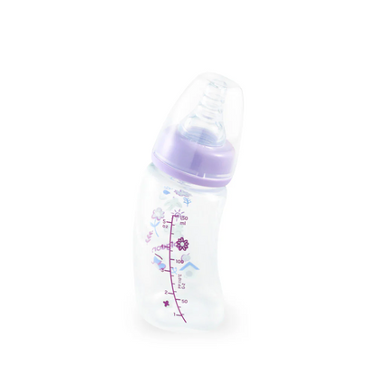 PIGEON CURVE NURSING BOTTLE PP 150ML GARDEN