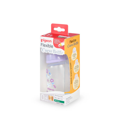 PIGEON CURVE NURSING BOTTLE PP 150ML GARDEN