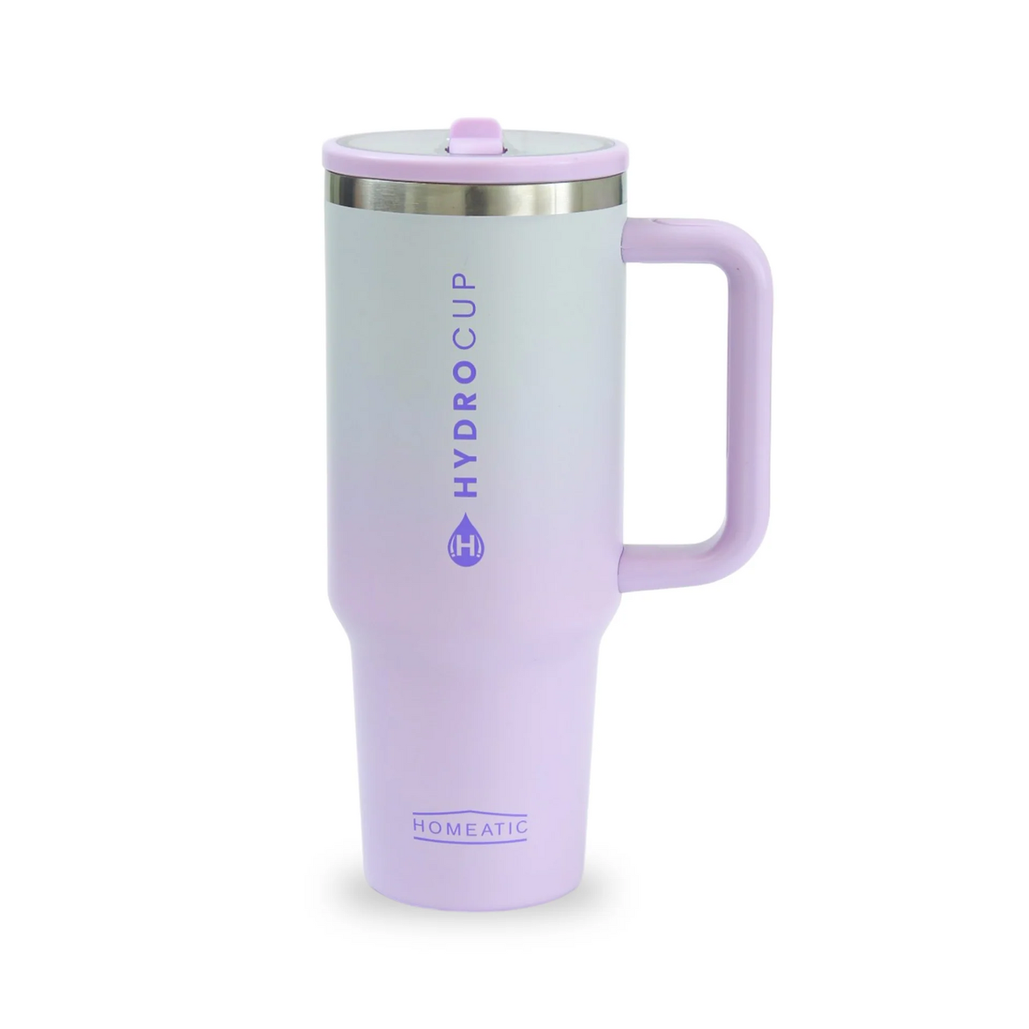 HOMEATIC LEISURE TUMBLER - PURPLE STEEL TUMBLER 1200ML