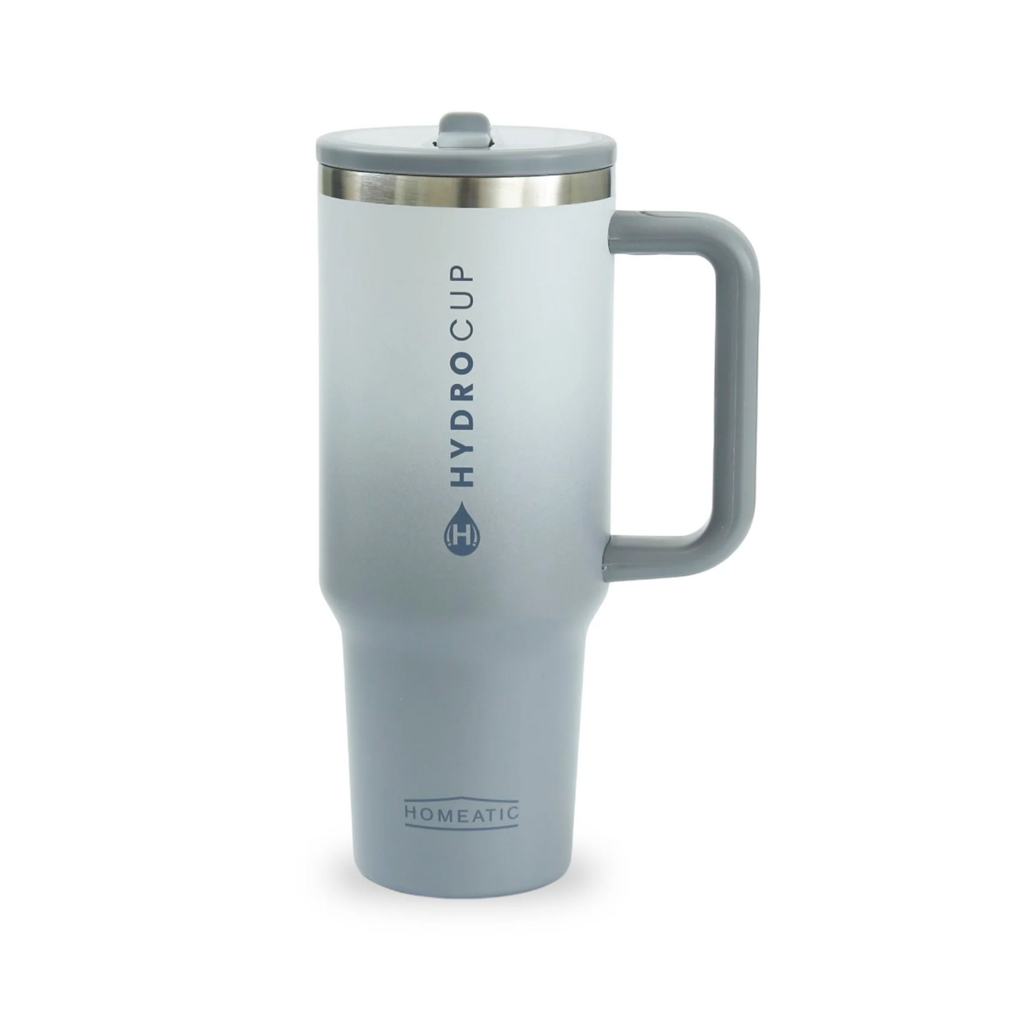 HOMEATIC LEISURE TUMBLER - GREY STEEL TUMBLER 1200ML