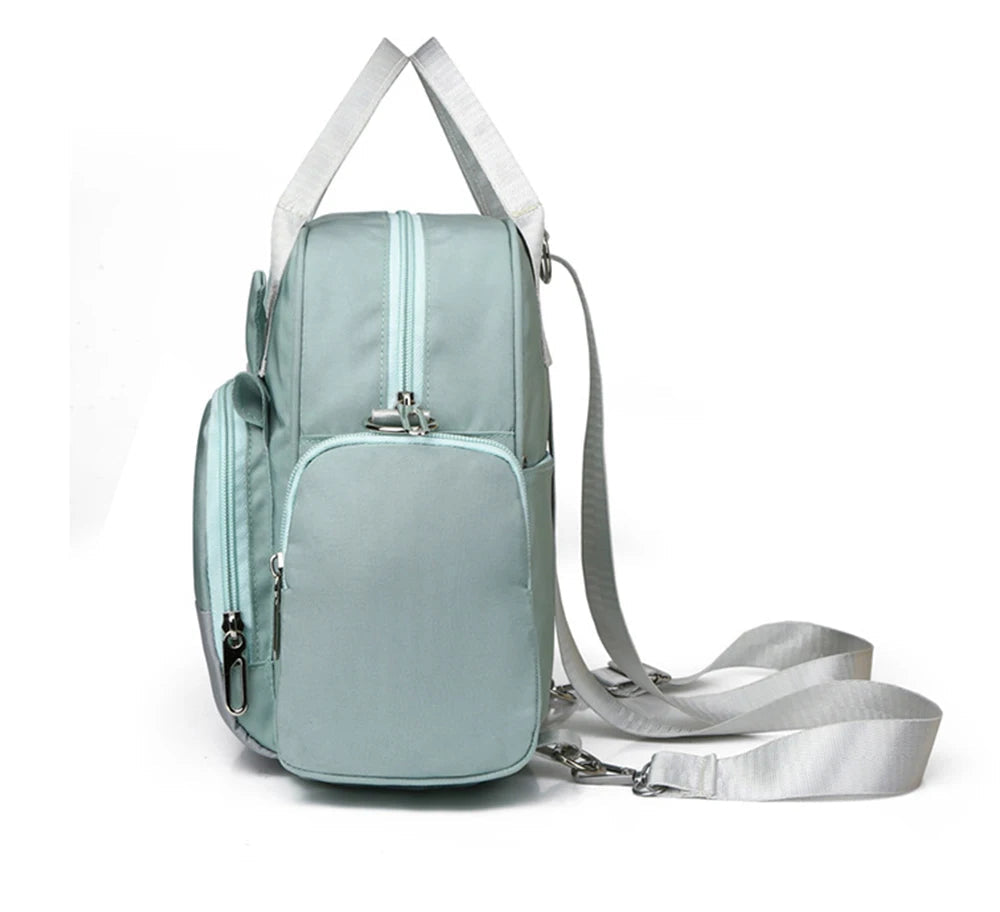 Baby Diaper Backpack Cow Face Yellow