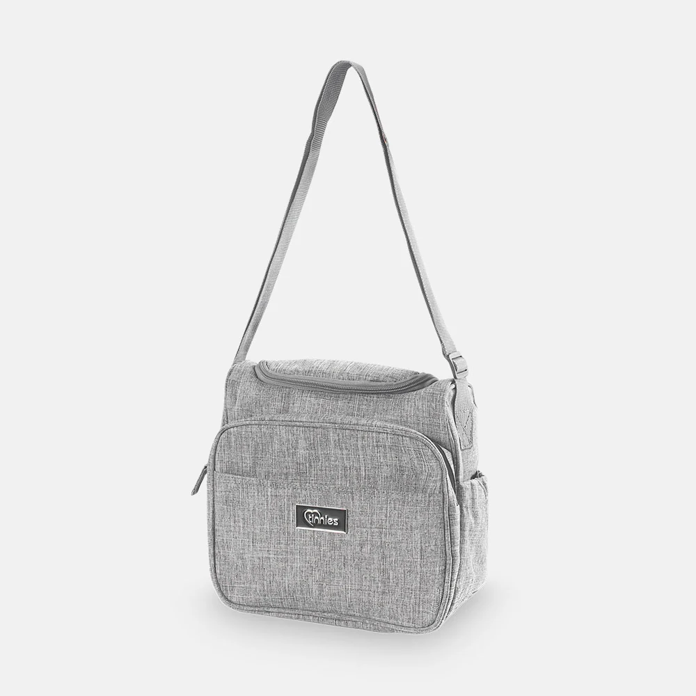 Tinnies Baby Diaper Bag - (S) Grey