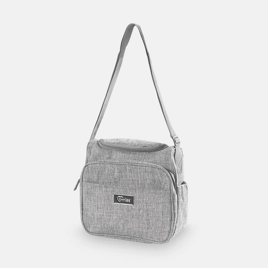 Tinnies Baby Diaper Bag - (S) Grey