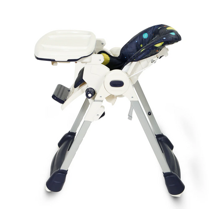 Tinnies BABY ADJUSTABLE HIGH CHAIR-BLUE PLANET