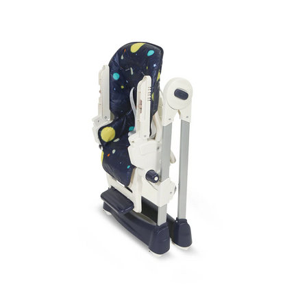 Tinnies BABY ADJUSTABLE HIGH CHAIR-BLUE PLANET