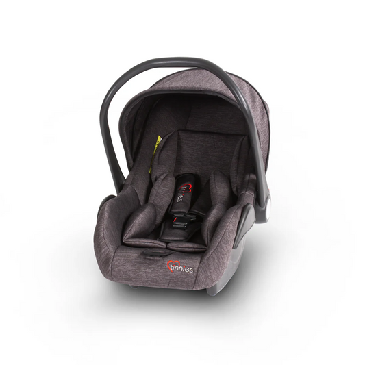 TINNIES CARRY COT & CAR SEAT - GREY