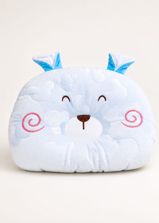 Cute Bunny Infant Head Shaper – Pastel Blue