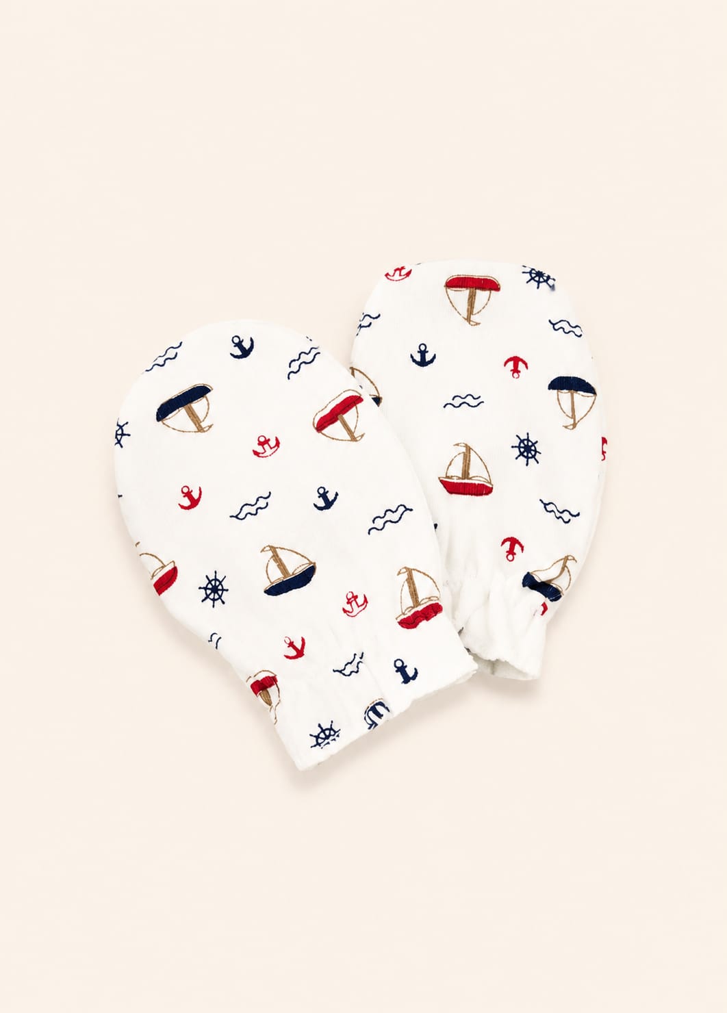 Soft Cotton Anti-Scratch Baby Mittens