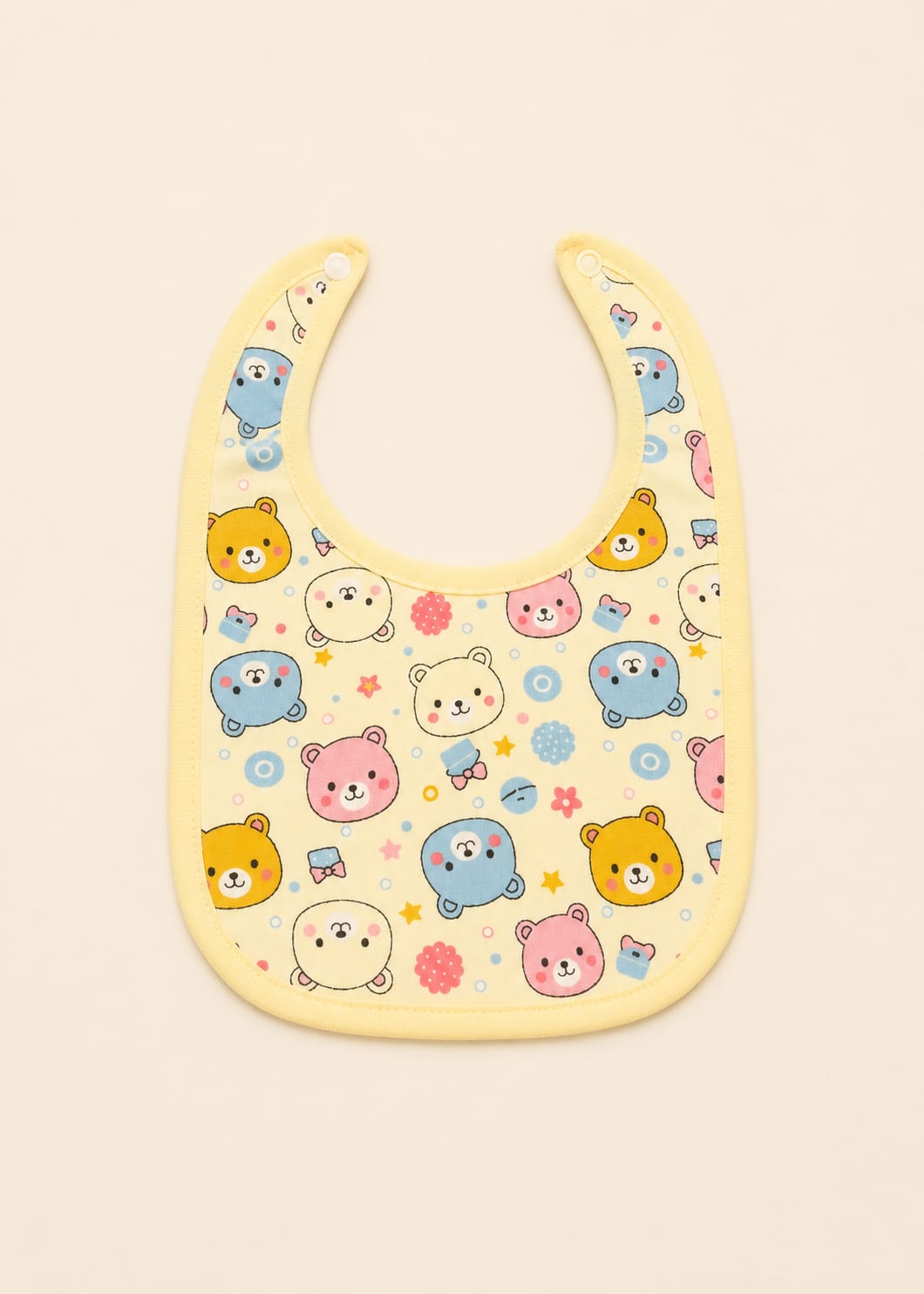 Premium Cotton Baby Bibs Set (5-Piece Pack )