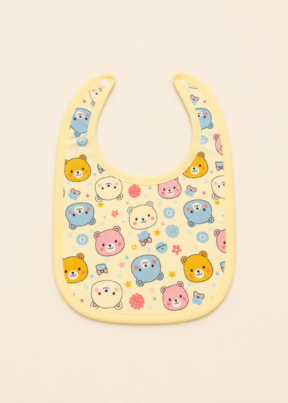 Premium Cotton Baby Bibs Set (5-Piece Pack )