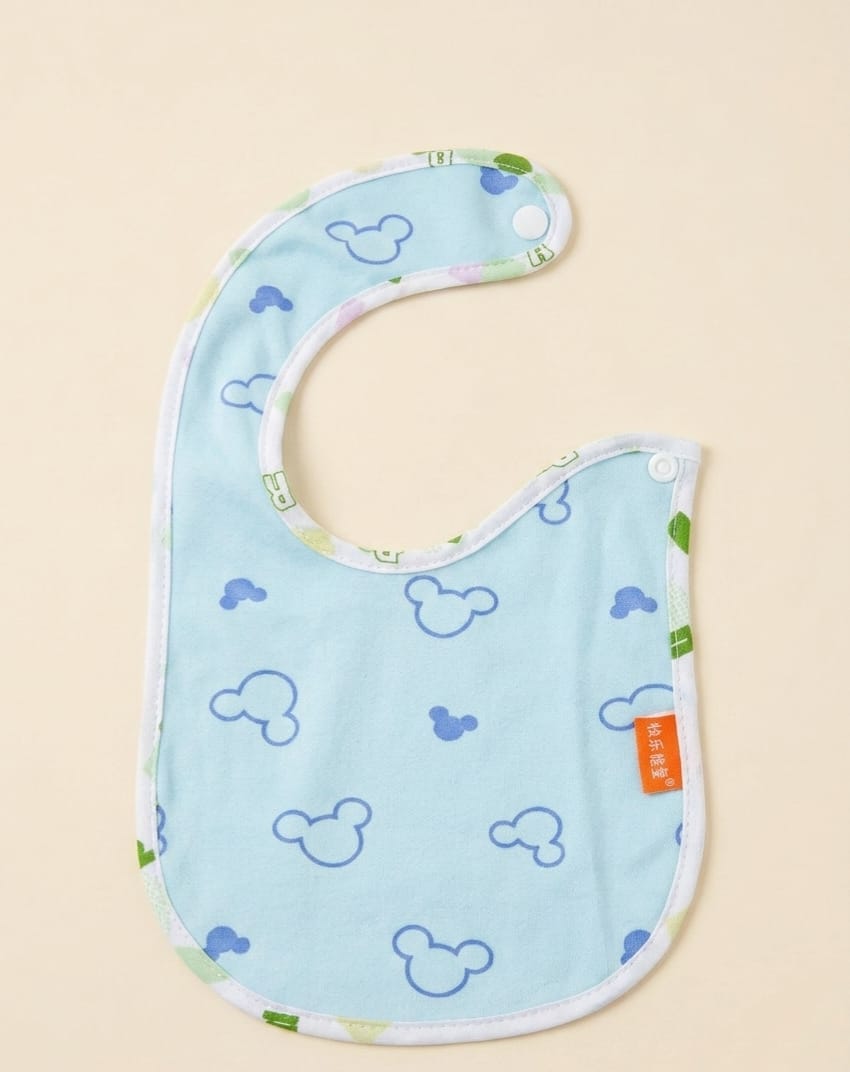 Mickey Mouse & Cloud Print Bib