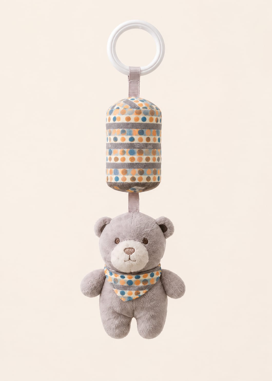 Hanging Plush Bear Baby Rattle Toy