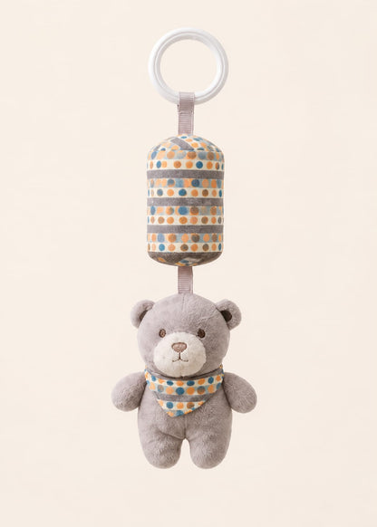 Hanging Plush Bear Baby Rattle Toy