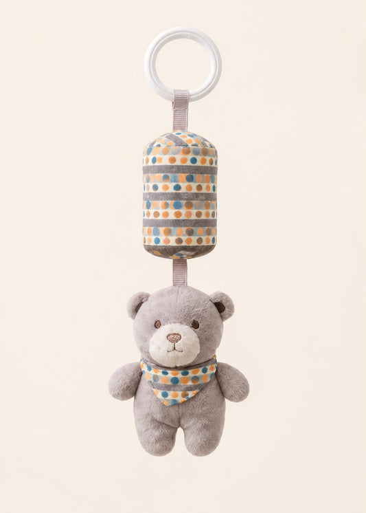 Hanging Plush Bear Baby Rattle Toy