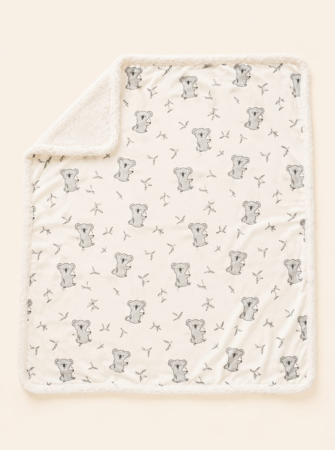 Aifeier Baby Premium Double-Layer Plush Koala Blanket