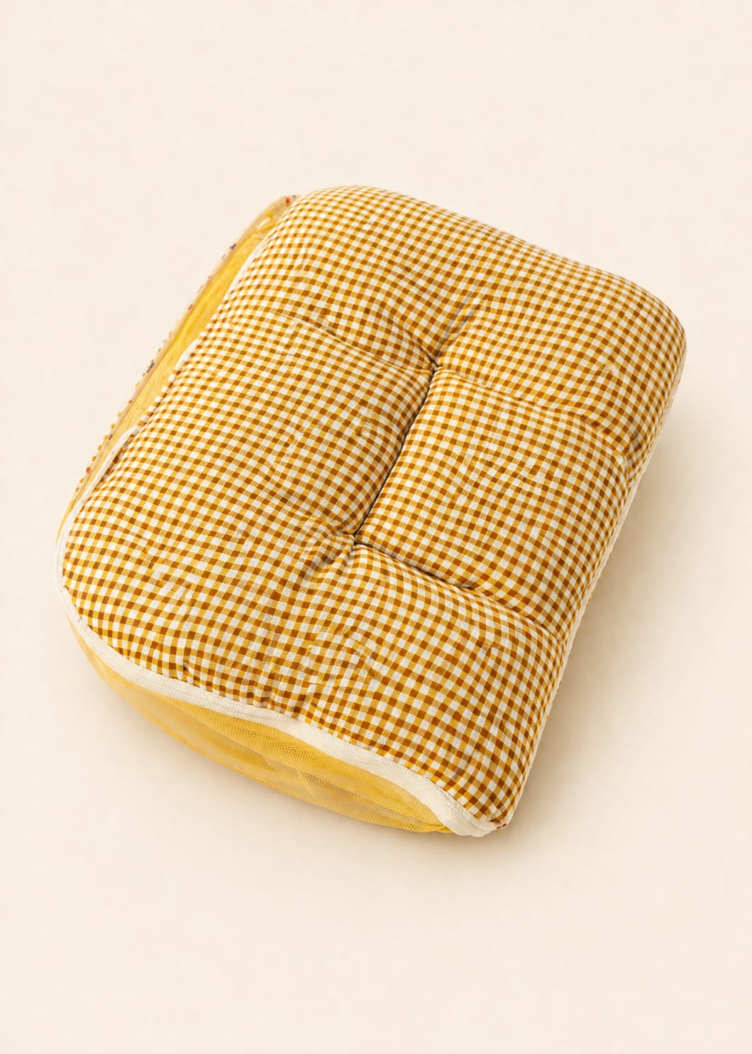 Bed with Protective Mesh Canopy & Pillow