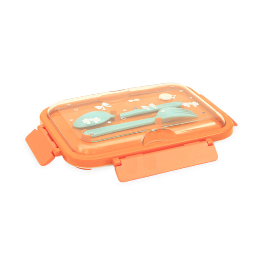 Homeatic Premium Dual-Compartment Stainless Steel Bento Box
