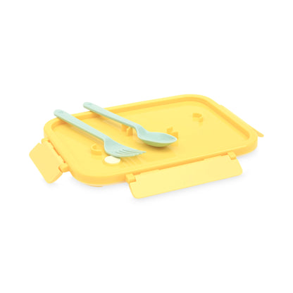 Homeatic Premium Dual-Compartment Stainless Steel Bento Box