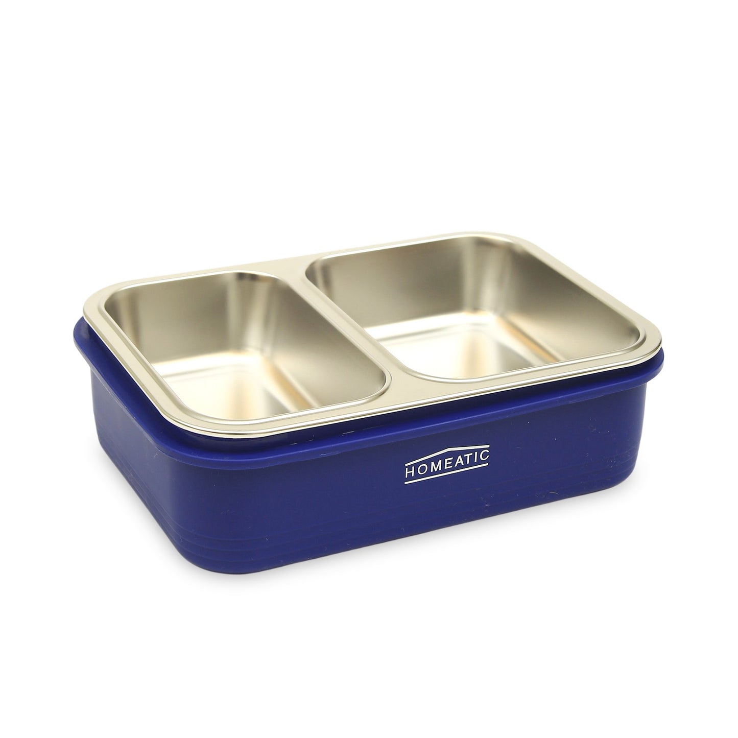 Homeatic Premium Dual-Compartment Stainless Steel Bento Box