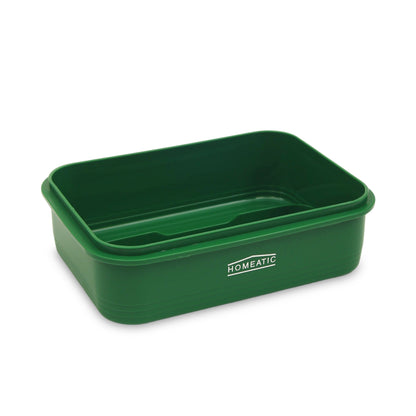 Homeatic Premium Dual-Compartment Stainless Steel Bento Box