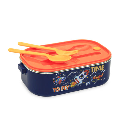 Homeatic Premium Dual-Compartment Stainless Steel Bento Box