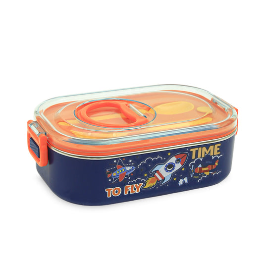 Homeatic Premium Dual-Compartment Stainless Steel Bento Box