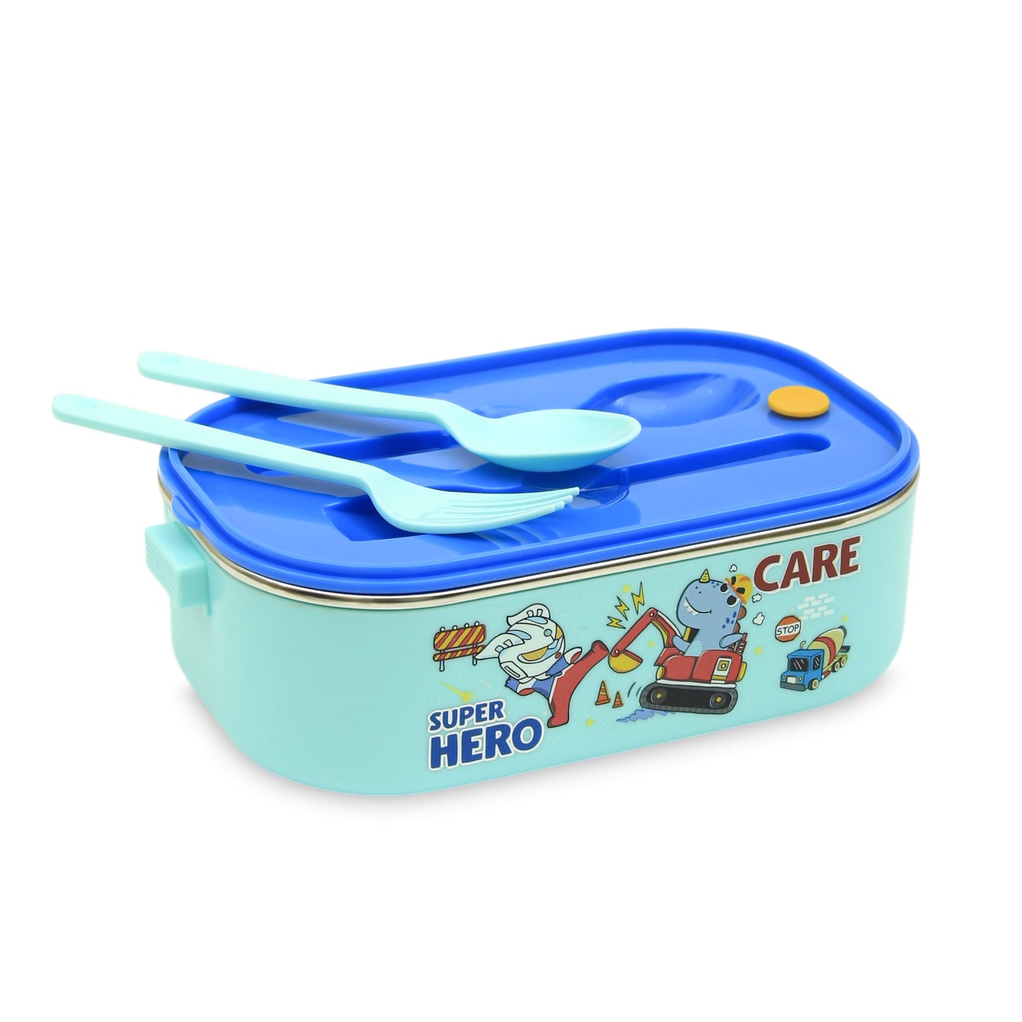 Homeatic Premium Dual-Compartment Stainless Steel Bento Box