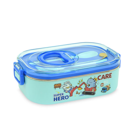 Homeatic Premium Dual-Compartment Stainless Steel Bento Box