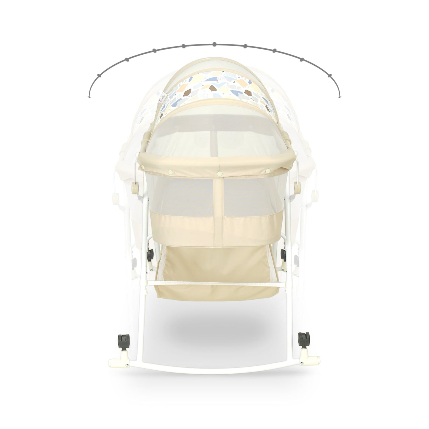 TINNIES PORTABLE BABY CRADLE BEIGE