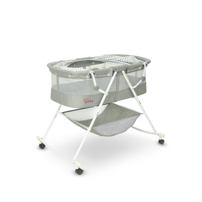 TINNIES PORTABLE BABY CRADLE GREY