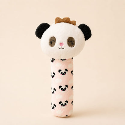 “Cute Panda Baby Rattle – Plush Toy”