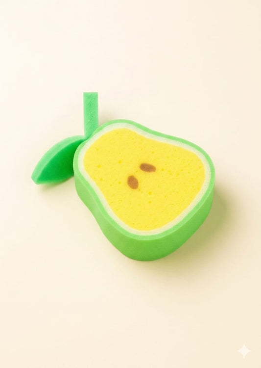 Playful Pear Fruit Cleansing Body Sponge
