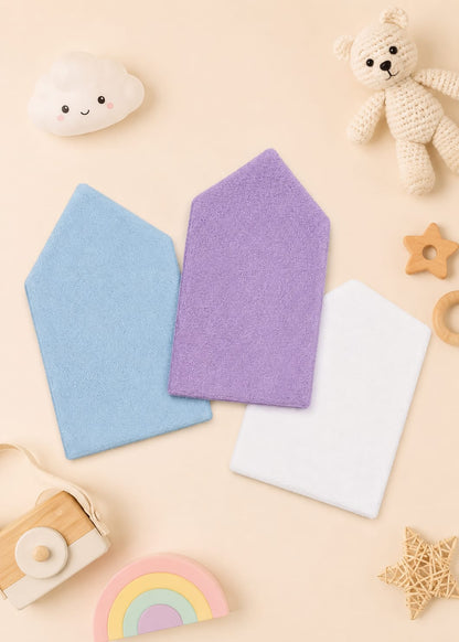 Baby Soft Terry Washcloths – 3 Pieces