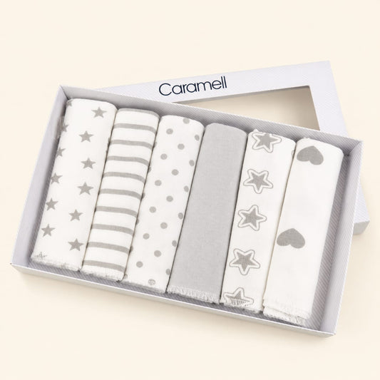 Caramell Baby Cotton Napkins – 6 Pieces