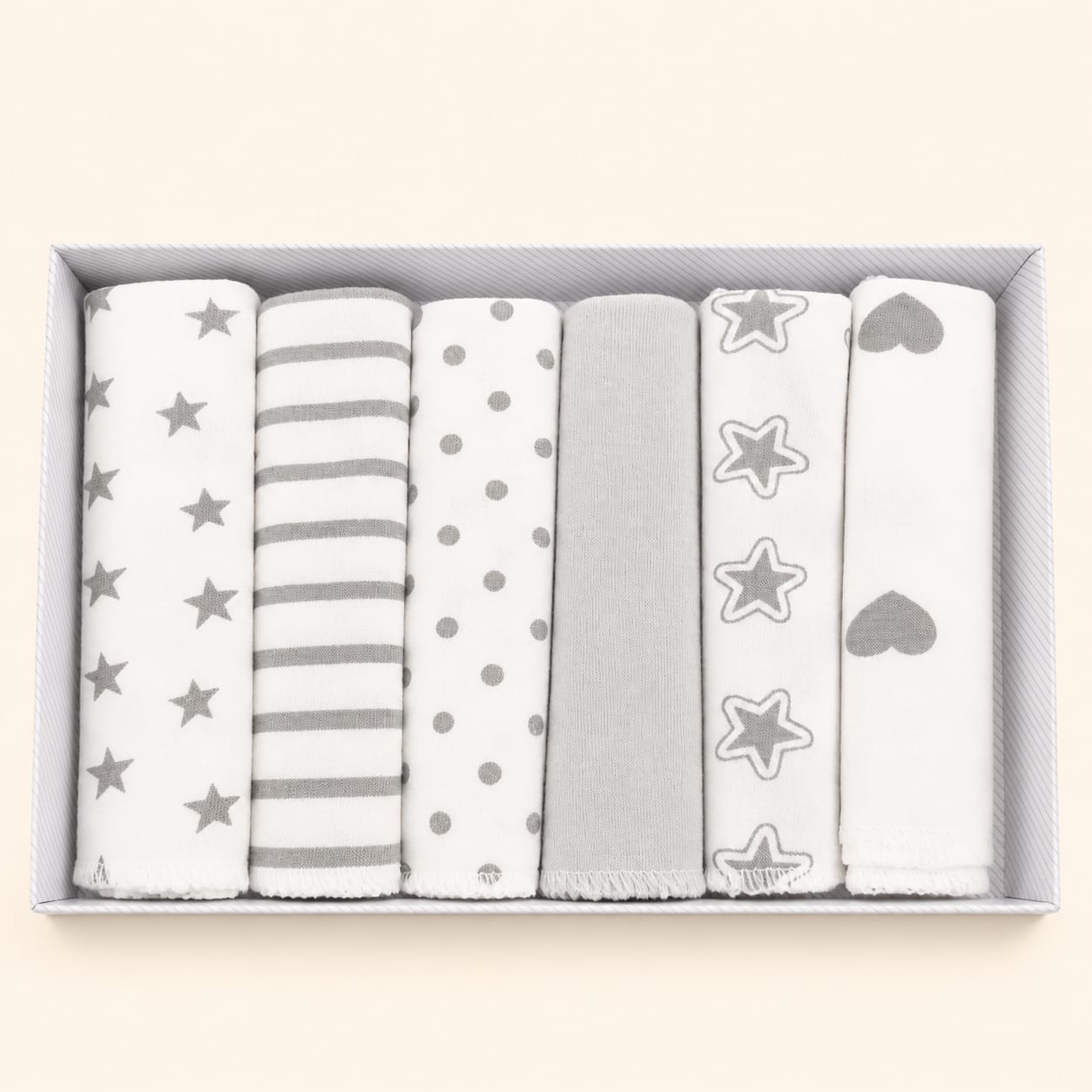 Caramell Baby Cotton Napkins – 6 Pieces